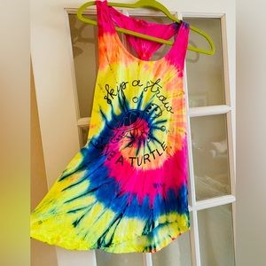 “Skip a Straw” Save a Turtle 🐢 Razorback Tank Top SIZE L